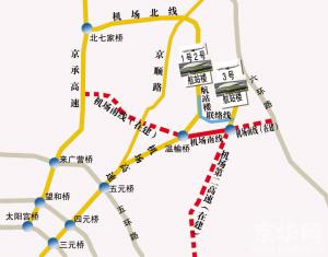 制图 杨立场机场南线示意图