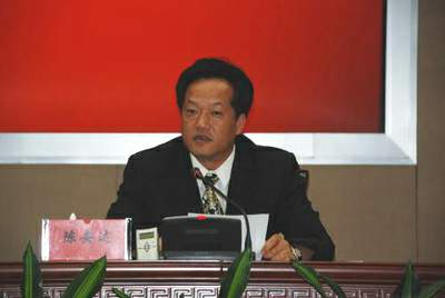 合肥市旅游局党组副书记、副局长陈安达作报告