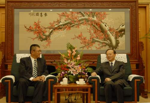 邵琪伟会见台湾旅行商业同业公会总会理事长姚大光