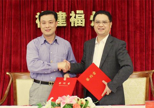 广东省旅游局杨荣森局长与福建省旅游局郭恒明局长签署《广东省与福建省旅游合作与交流协议》
