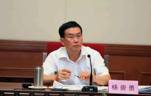 杨崇勇主持河北省旅游业发展电视电话会议)